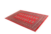 Red Bokhara 4'  2" x 6'  6" - No. QA25015