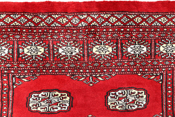 Red Bokhara 4'  2" x 6'  5" - No. QA61648