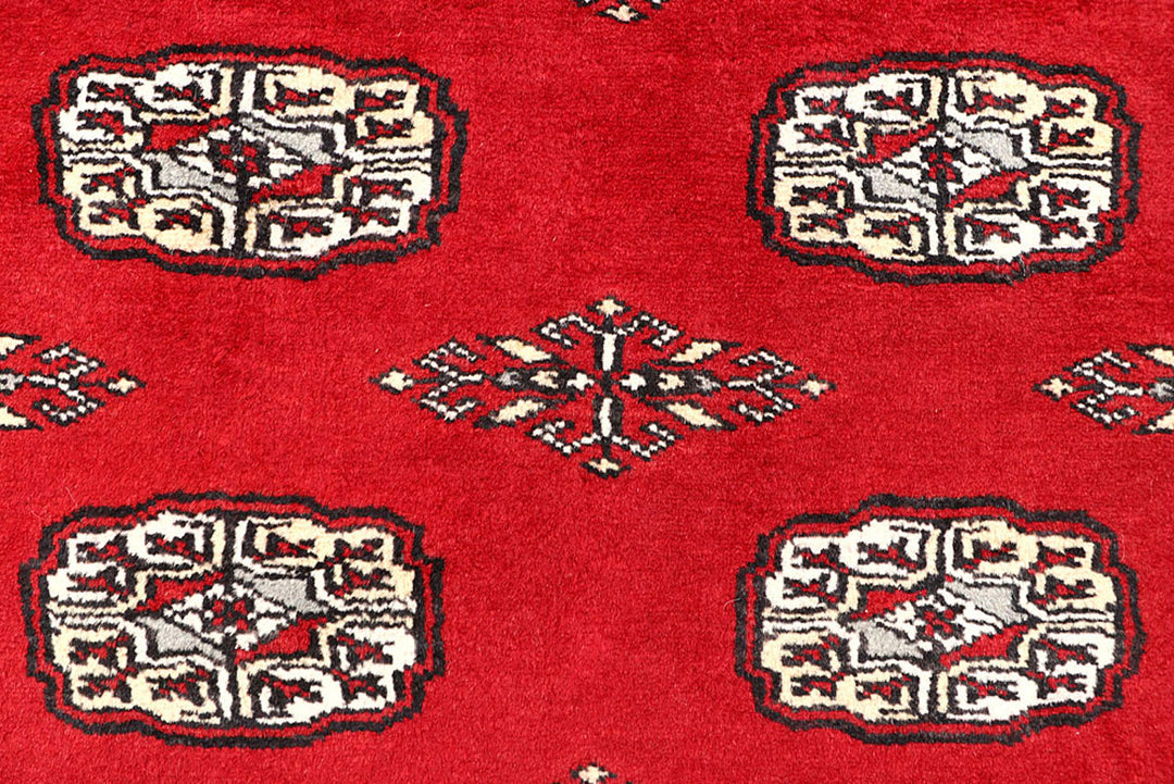 Red Bokhara 4'  2" x 6'  5" - No. QA61648