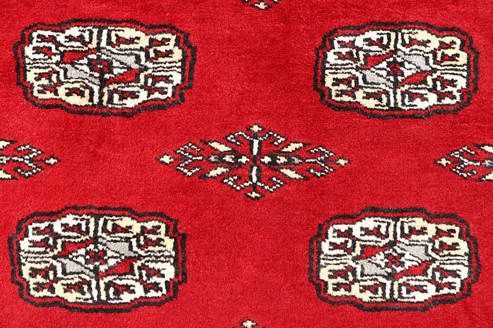 Red Bokhara 4'  2" x 6'  5" - No. QA61648