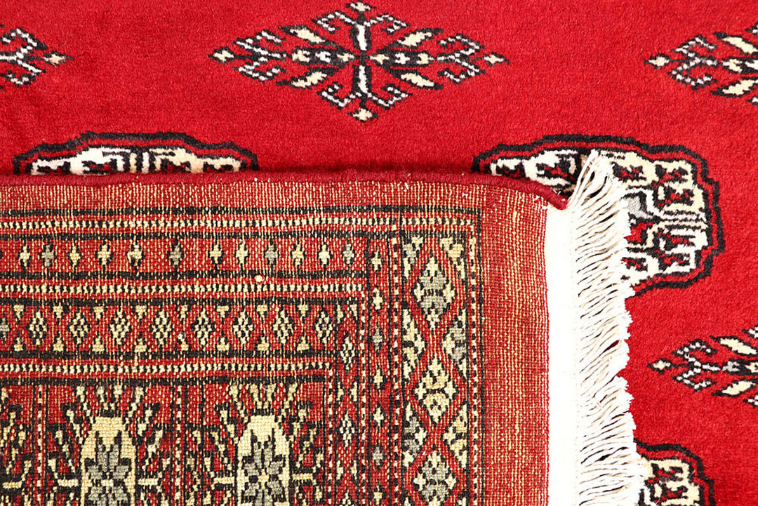 Red Bokhara 4'  2" x 6'  5" - No. QA61648