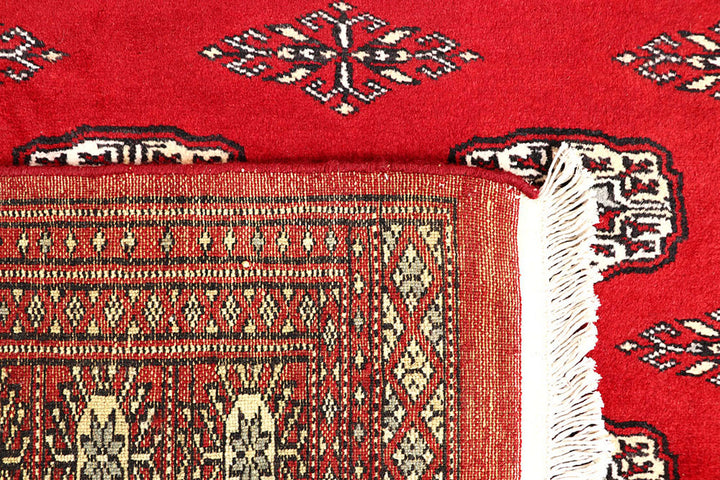 Red Bokhara 4'  2" x 6'  5" - No. QA61648