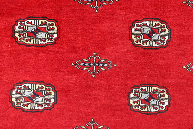 Red Bokhara 4'  1" x 6'  7" - No. QA44607