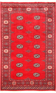 Red Bokhara 4' 1 x 6' 7 - No. 60943