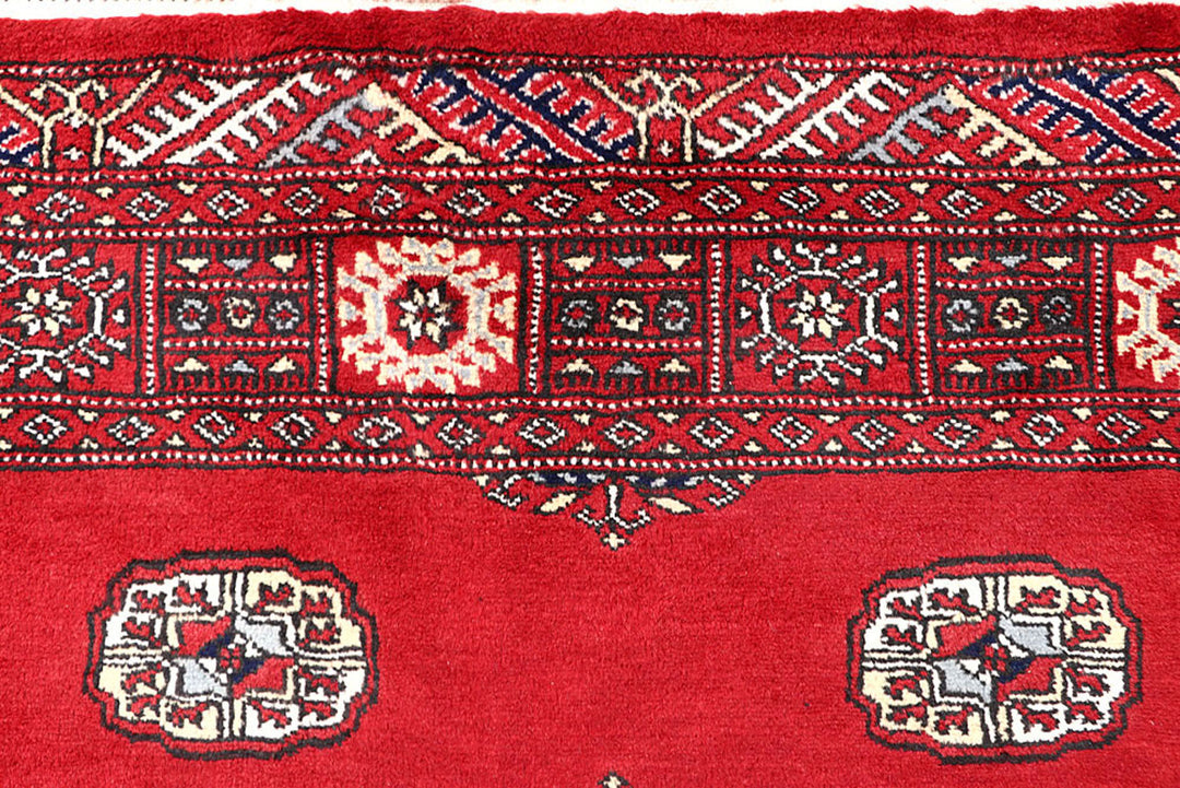 Red Bokhara 4'  2" x 6'  5" - No. QA54370