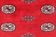 Red Bokhara 4'  2" x 6'  5" - No. QA54370