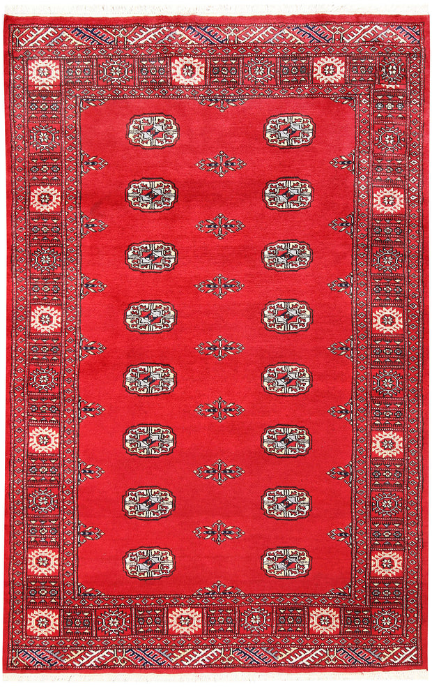 Red Bokhara 4' 2 x 6' 5 - No. 60944