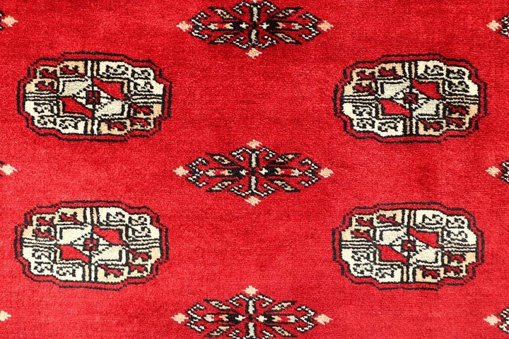 Red Bokhara 4' x 6' 2 - No. 60950 - ALRUG Rug Store