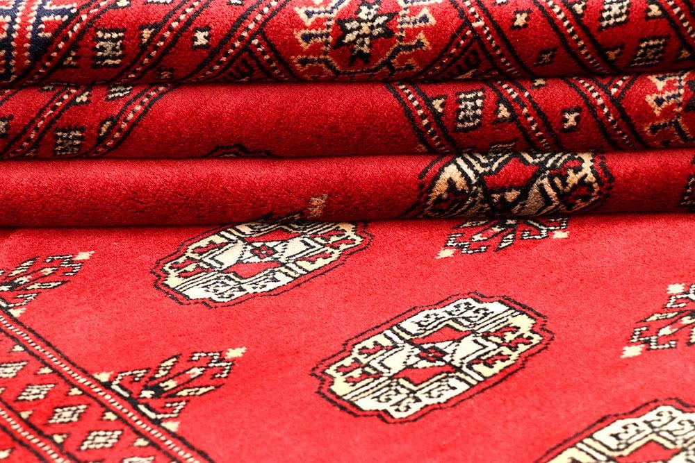 Red Bokhara 4' x 6' 2 - No. 60950 - ALRUG Rug Store