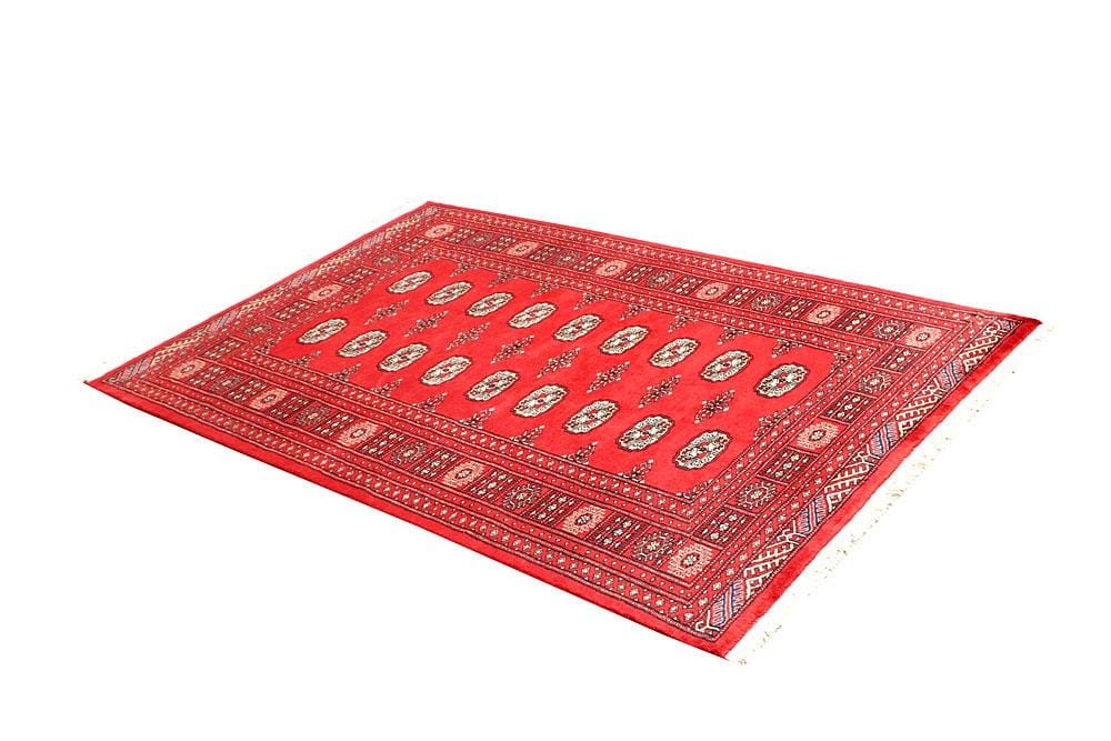 Red Bokhara 4' x 6' 2 - No. 60950 - ALRUG Rug Store