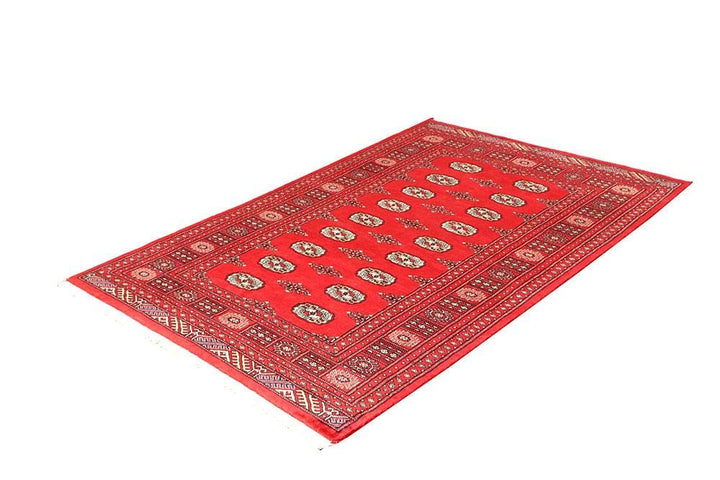 Red Bokhara 4' x 6' 2 - No. 60950 - ALRUG Rug Store