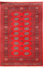 Red Bokhara 4' x 6' 2 - No. 60950 - ALRUG Rug Store