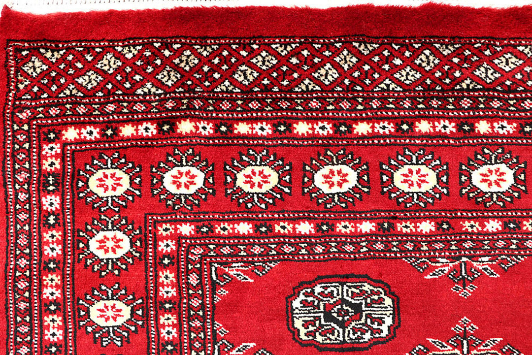 Red Bokhara 3'  11" x 6'  6" - No. QA13964