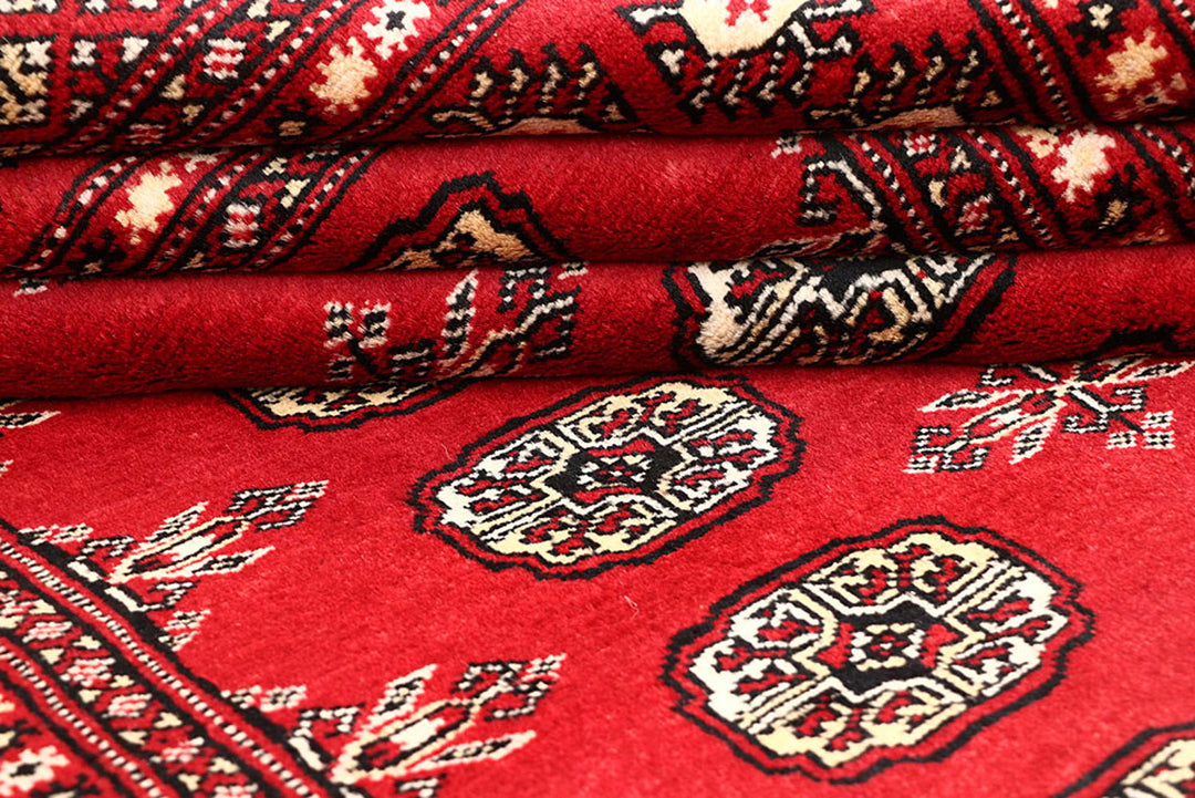 Red Bokhara 3'  11" x 6'  6" - No. QA13964