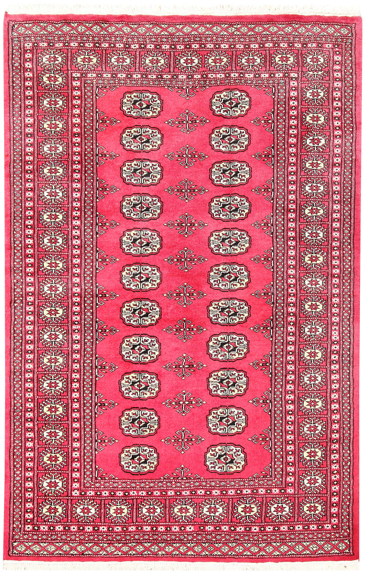 Pink Bokhara 4'  x" 6'  2" - No. QA60132