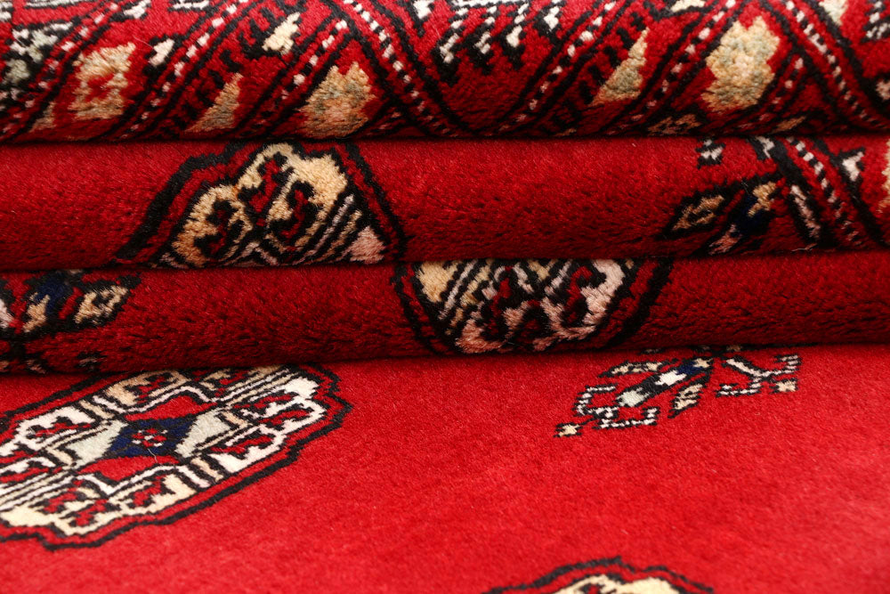 Red Bokhara 4' x 6' 3 - No. 60959 - ALRUG Rug Store