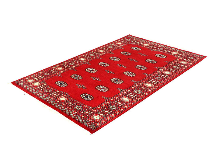 Red Bokhara 4' x 6' 3 - No. 60959 - ALRUG Rug Store