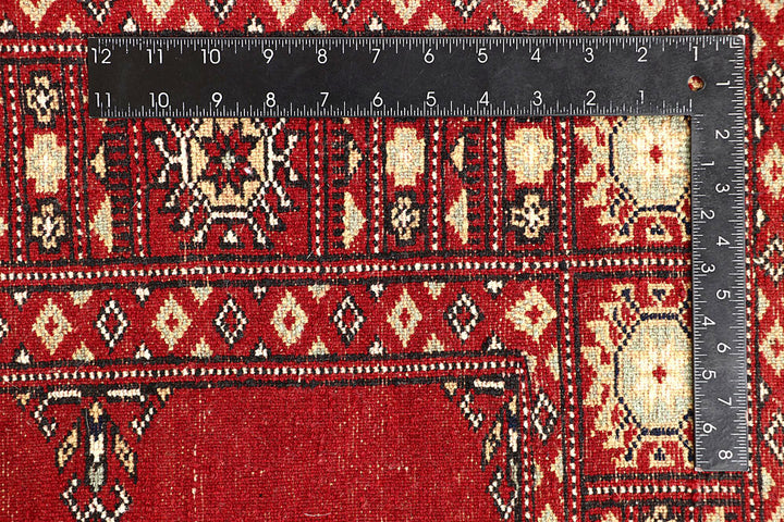 Red Bokhara 4' x 6' 3 - No. 60959 - ALRUG Rug Store