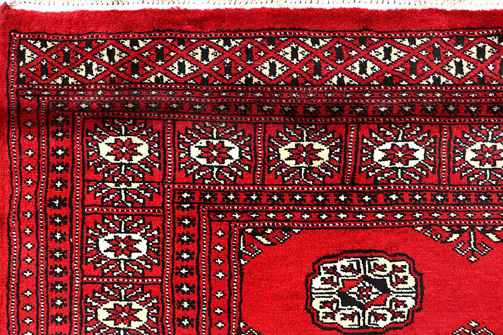 Red Bokhara 3' 11 x 6' 9 - No. 60966 - ALRUG Rug Store
