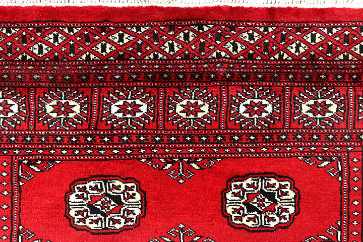 Red Bokhara 3' 11 x 6' 9 - No. 60966 - ALRUG Rug Store