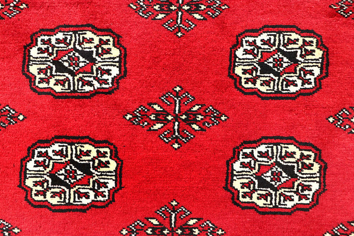 Red Bokhara 3' 11 x 6' 9 - No. 60966 - ALRUG Rug Store
