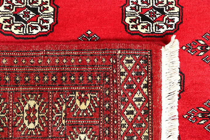 Red Bokhara 3' 11 x 6' 9 - No. 60966 - ALRUG Rug Store