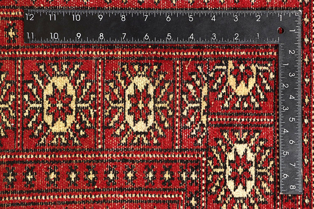 Red Bokhara 3' 11 x 6' 9 - No. 60966 - ALRUG Rug Store