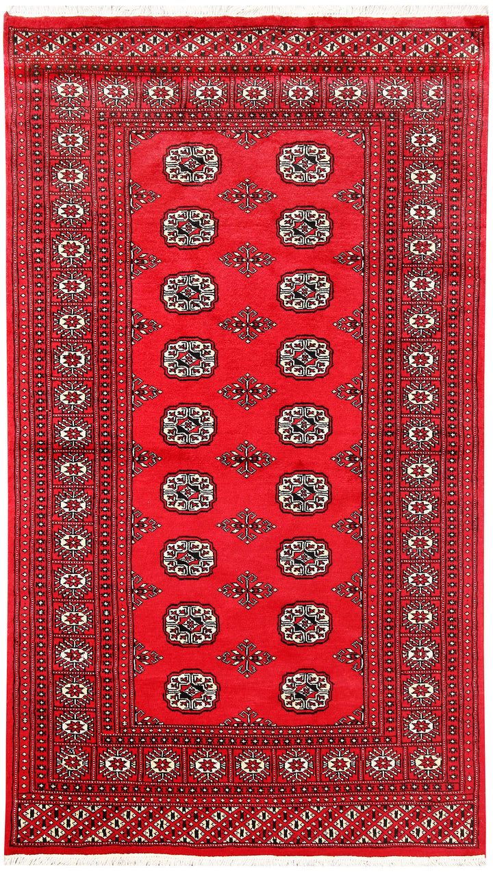 Red Bokhara 3' 11 x 6' 9 - No. 60966 - ALRUG Rug Store