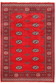 Red Bokhara 4'  1" x 6' " - No. QA92730