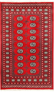 Firebrick Bokhara 4'  2" x 6'  8" - No. QA47148