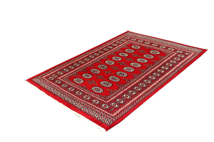 Firebrick Bokhara 4' 2 x 5' 10 - No. 60970 - ALRUG Rug Store