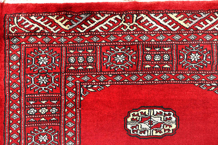 Red Bokhara 4'  1" x 5'  11" - No. QA17099