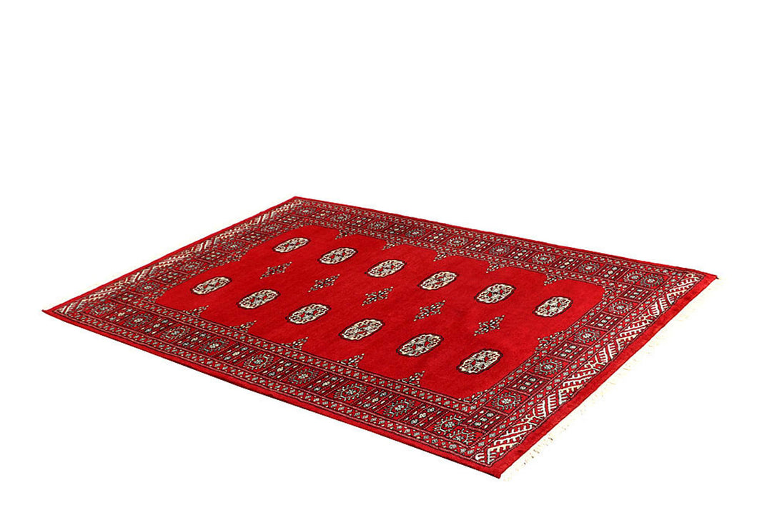 Red Bokhara 4'  1" x 5'  11" - No. QA17099