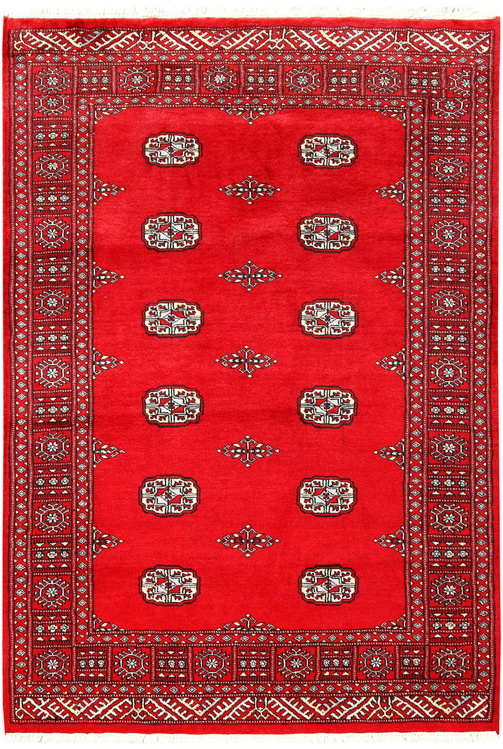 Red Bokhara 4'  1" x 5'  11" - No. QA17099