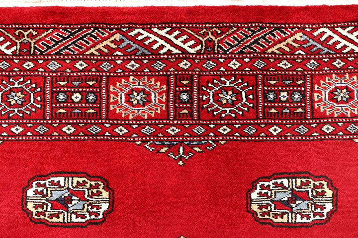 Red Bokhara 4' 2 x 6' 2 - No. 60977 - ALRUG Rug Store