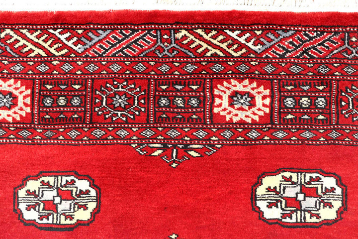 Red Bokhara 4'  1" x 6'  3" - No. QA82029