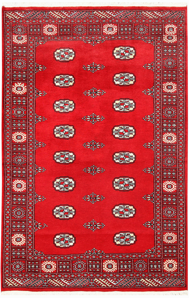 Red Bokhara 4' 1 x 6' 3 - No. 60981