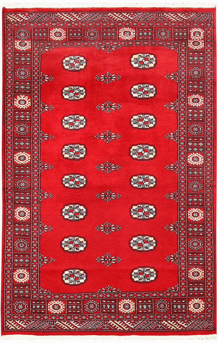 Red Bokhara 4'  1" x 6'  3" - No. QA82029