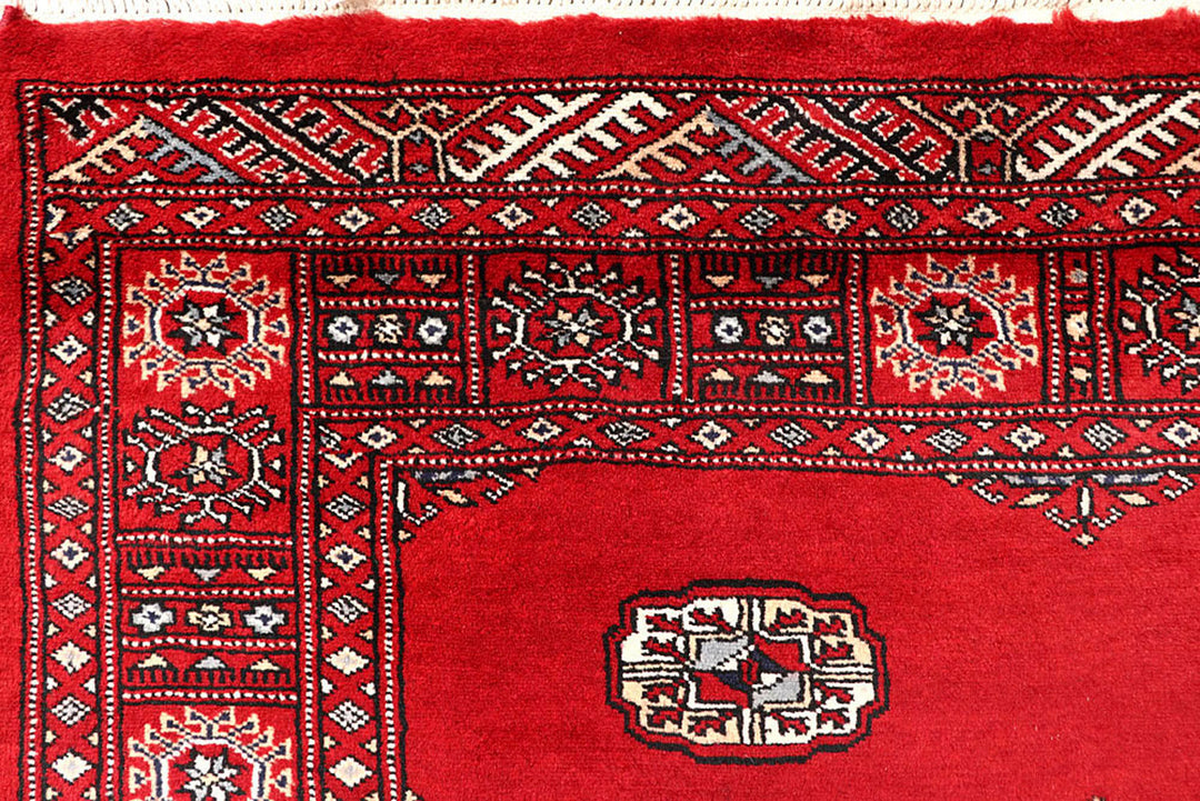 Red Bokhara 4'  1" x 6'  9" - No. QA34448
