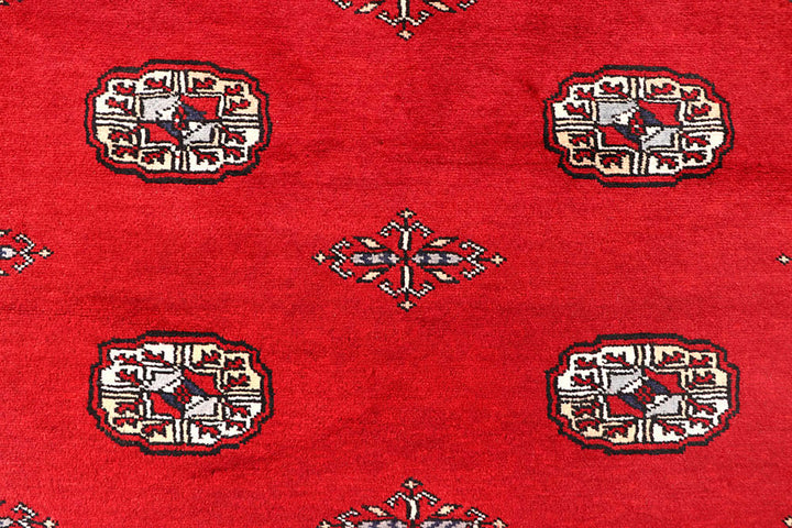 Red Bokhara 4'  1" x 6'  9" - No. QA34448