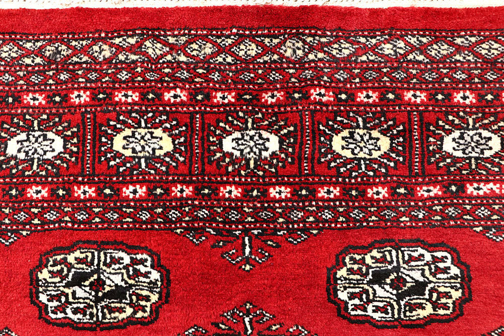 Red Bokhara 4' 1 x 5' 9 - No. 60984 - ALRUG Rug Store