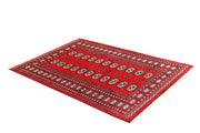 Red Bokhara 4' 1 x 5' 9 - No. 60984 - ALRUG Rug Store
