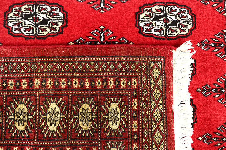 Red Bokhara 4' 1 x 5' 9 - No. 60984 - ALRUG Rug Store