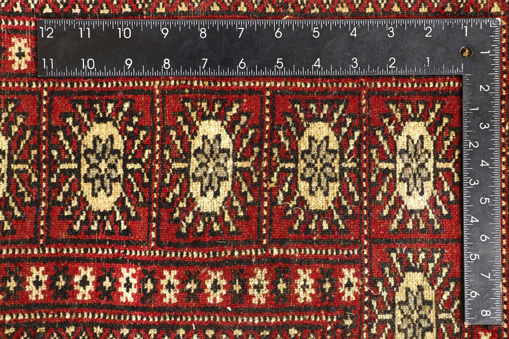 Red Bokhara 4' 1 x 5' 9 - No. 60984 - ALRUG Rug Store