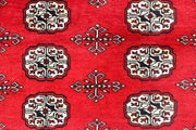 Red Bokhara 4'  1" x 6'  1" - No. QA49265