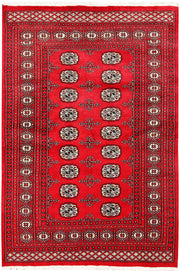 Red Bokhara 4'  1" x 6'  1" - No. QA49265