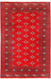 Red Butterfly 4'  2" x 6'  3" - No. QA22371
