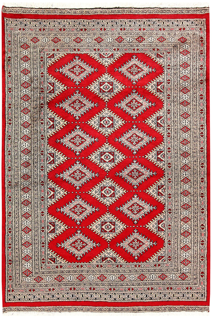 Red Jaldar 4'  2" x 6' " - No. QA19630