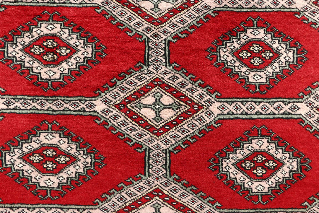 Red Jaldar 4'  2" x 6'  4" - No. QA57761