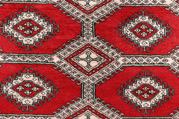 Red Jaldar 4'  2" x 6'  4" - No. QA57761